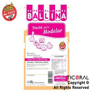 PASTA BALLINA P/MODELAR 500GRS x 1